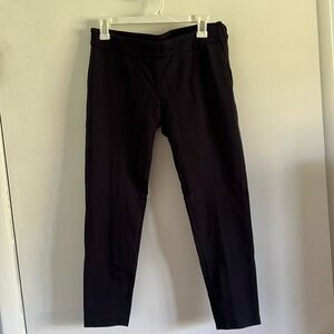 Ann Taylor Dark Sky skinny ankle crop pants with side zipper